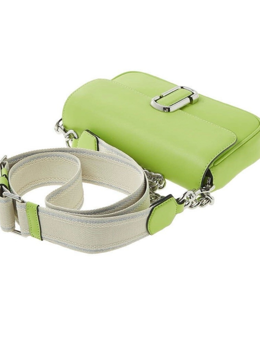Marc Jacobs ‘The J Marc’ Shoulder Crossbody Bag Green Glow Rare Sold Out Color - Picture 7 of 15